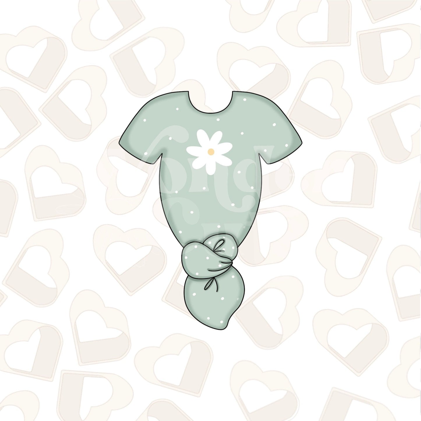 Knotted Onesie Cookie Cutter