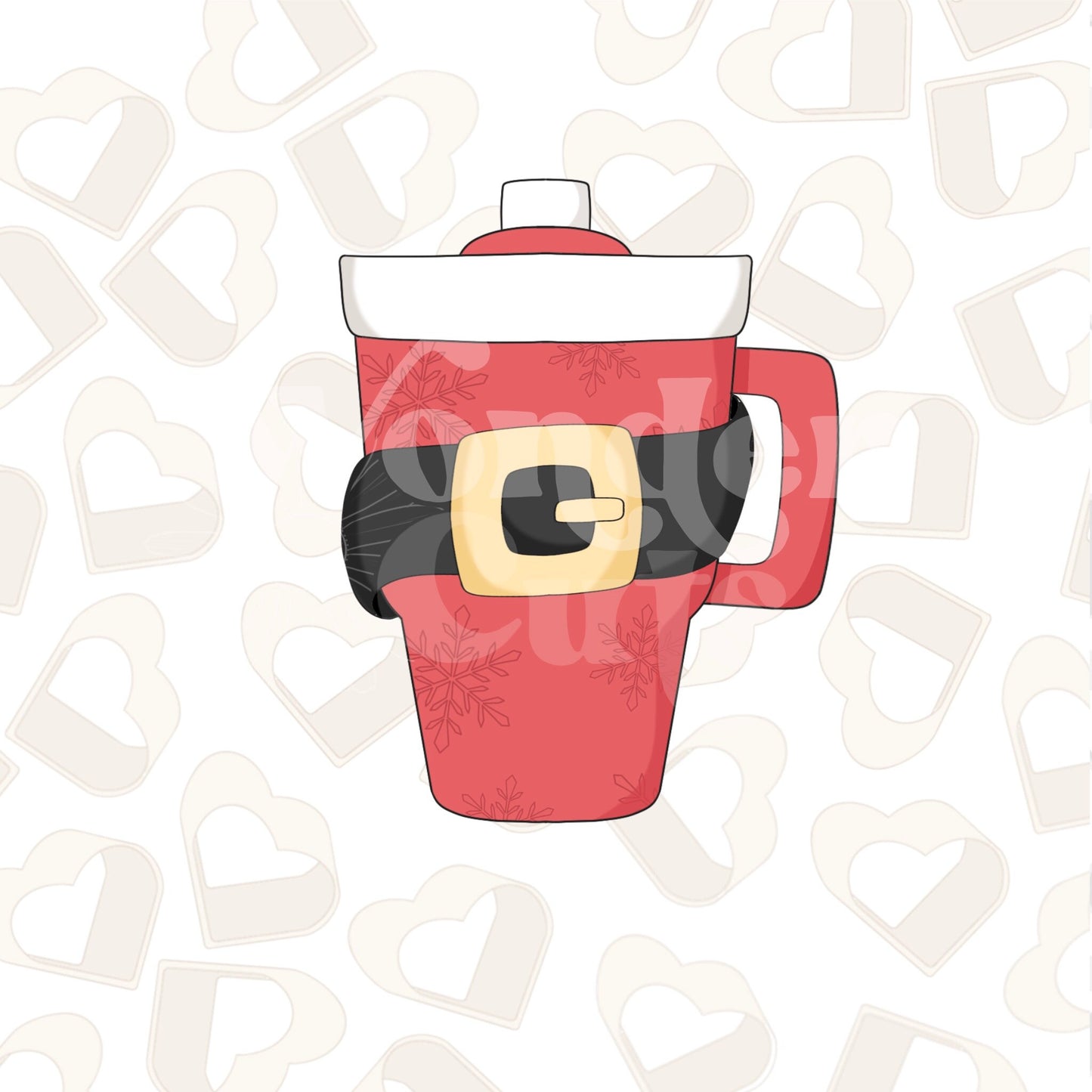 Santa Tumbler Cookie Cutter