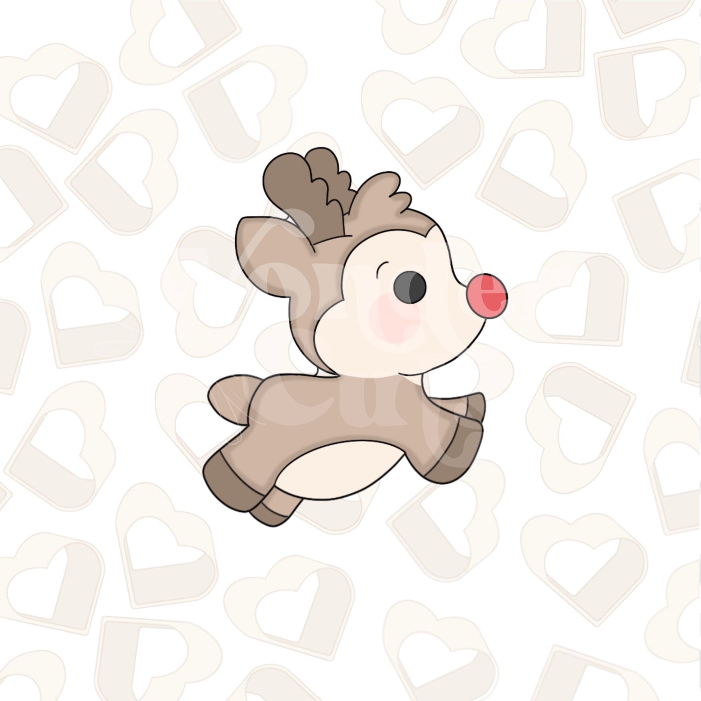 Flying Reindeer Cookie Cutter