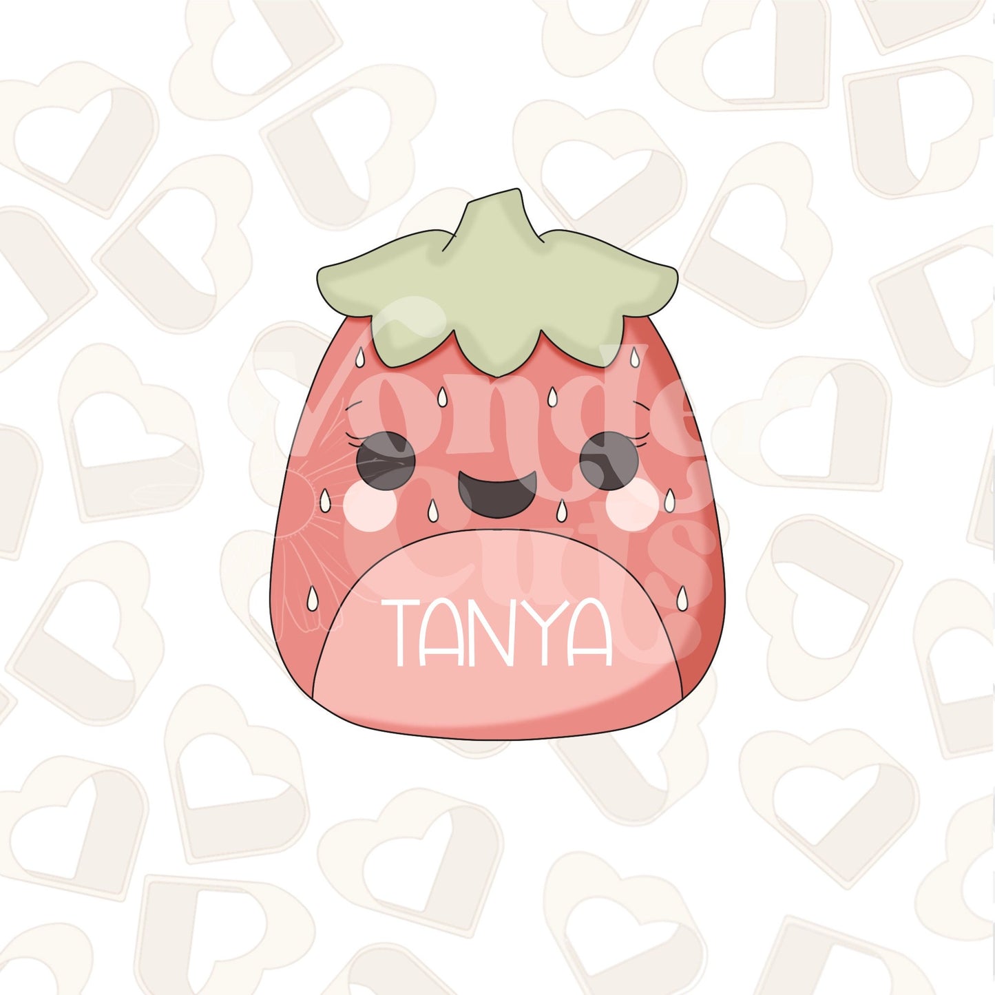 Strawberry Squishy Cookie Cutter