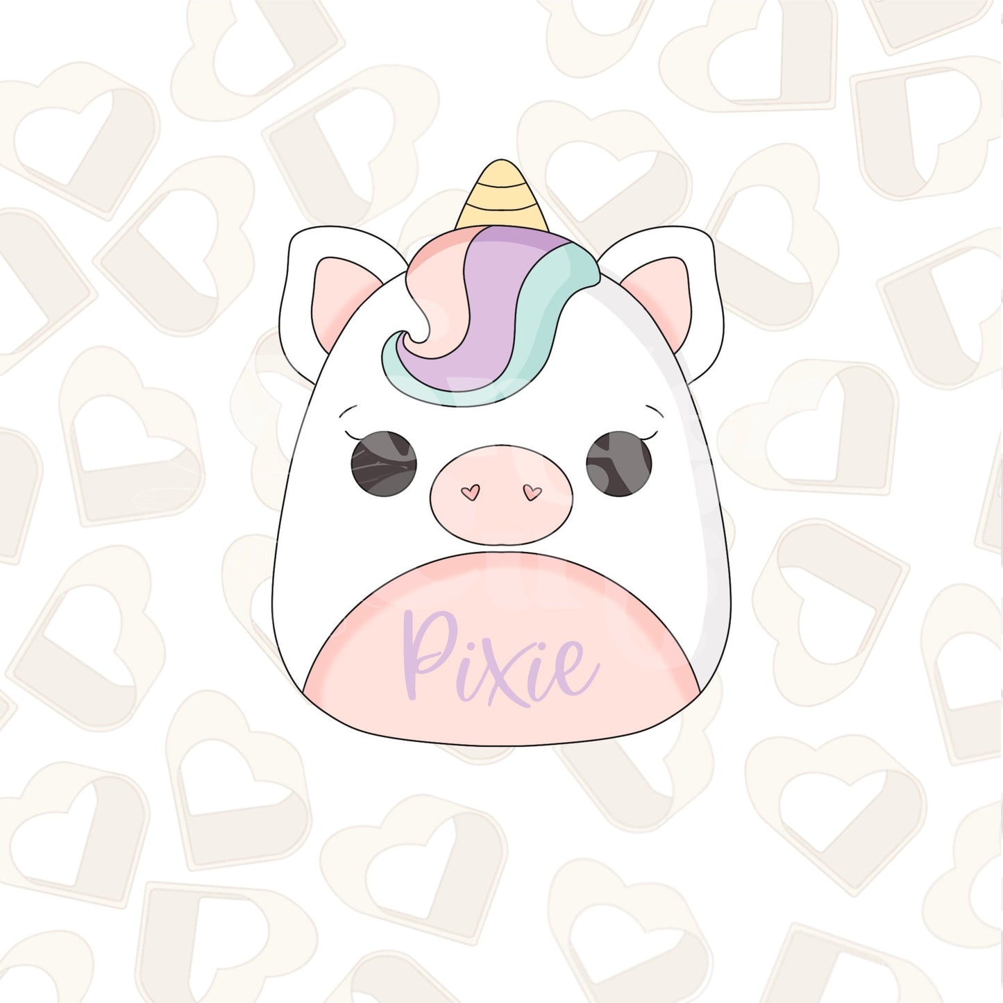 Unicorn Squishy Cookie Cutter