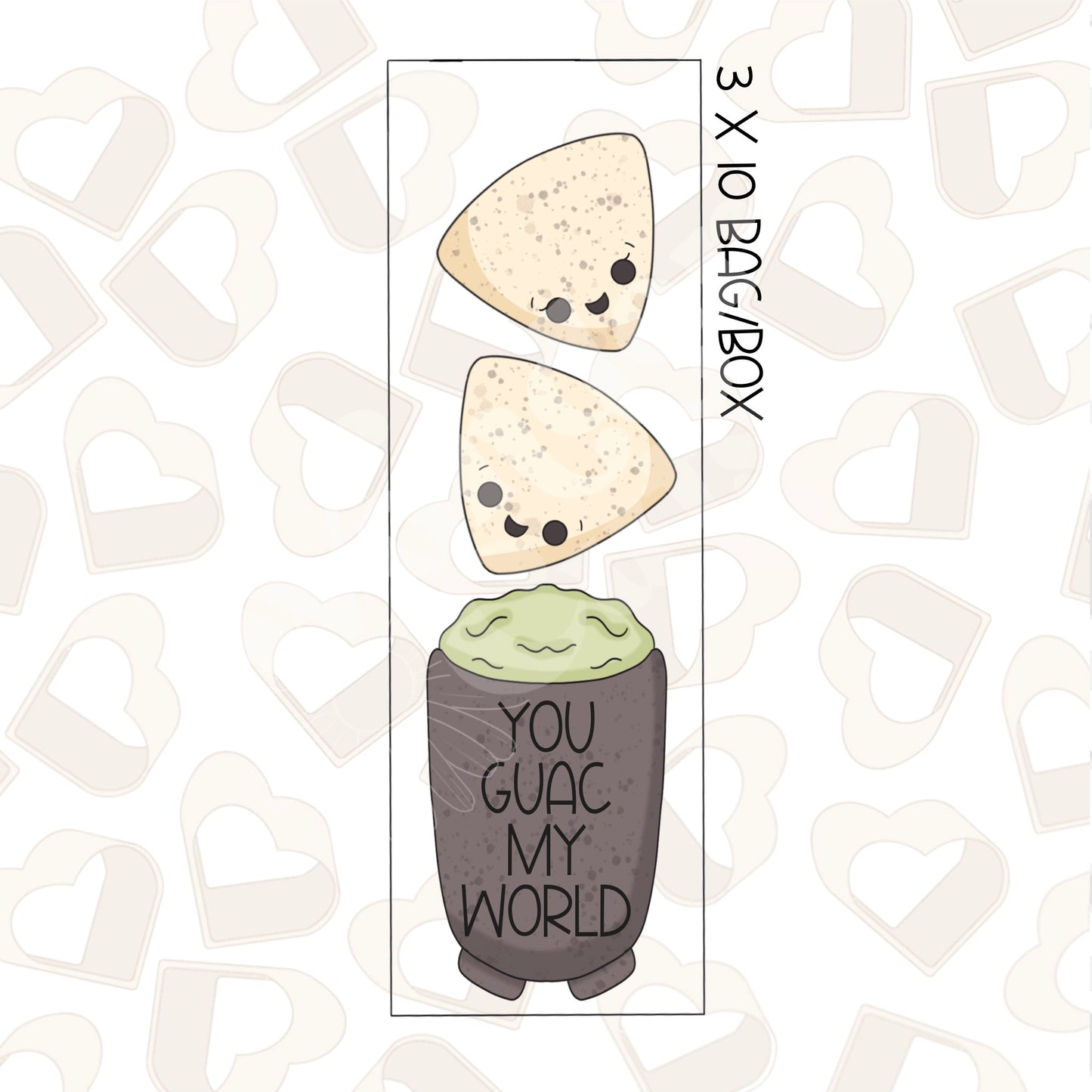 Guac My World Skinny Set of 2 Cookie Cutter
