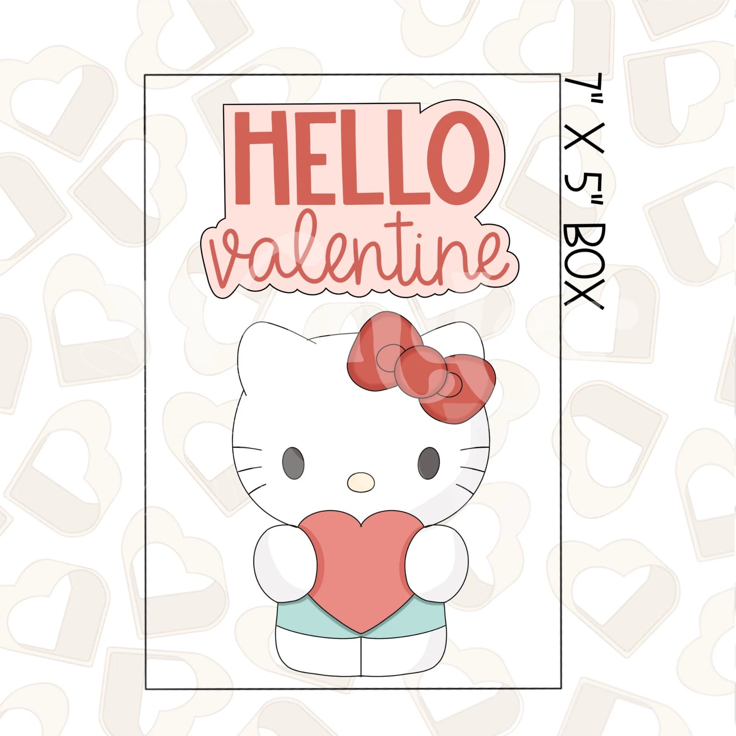 Hello Valentine Set of 2 Cookie Cutter