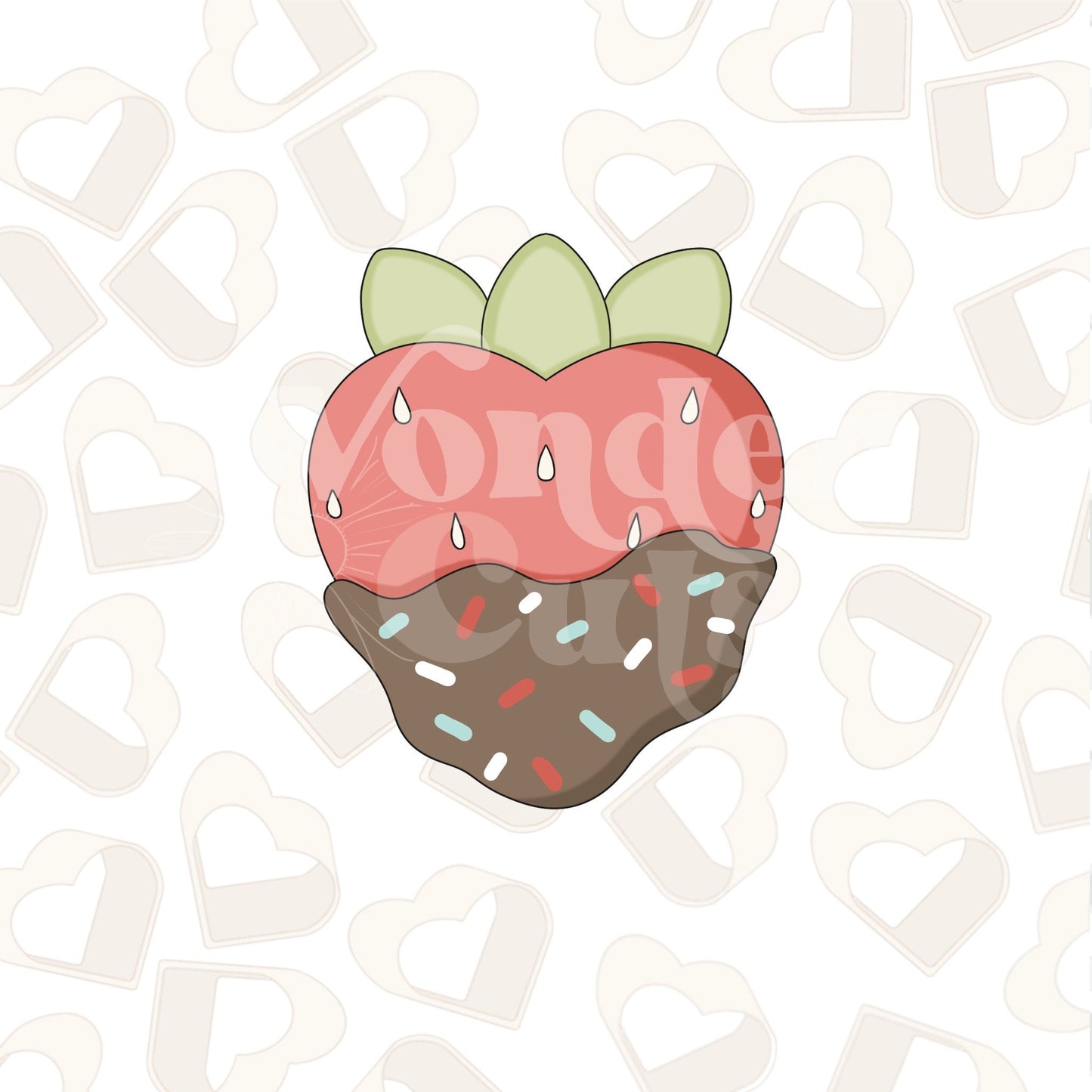 Chocolate Strawberry Cookie Cutter