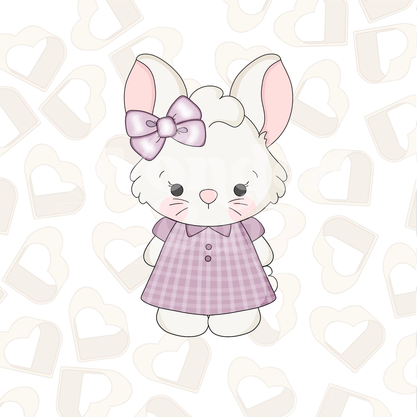2024 Girly Bunny Cookie Cutter