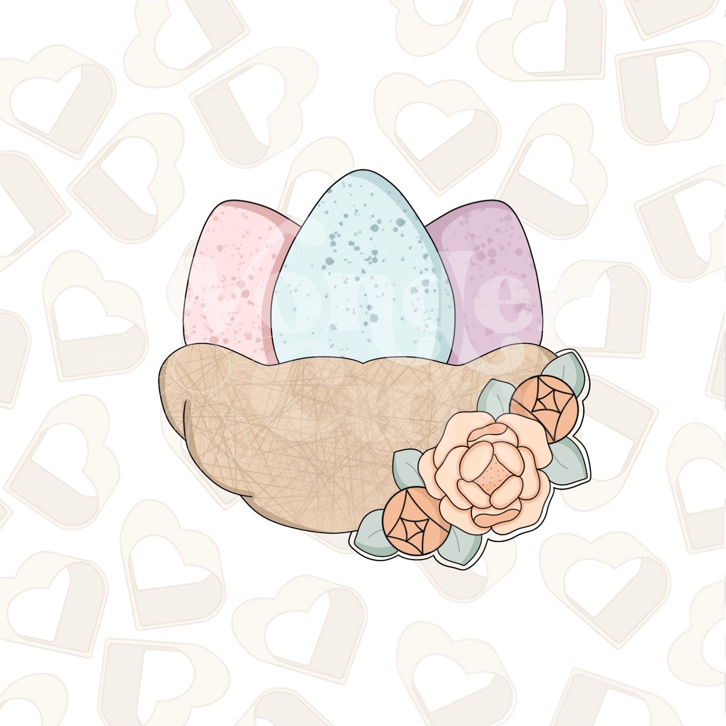 Floral Nest Cookie Cutter