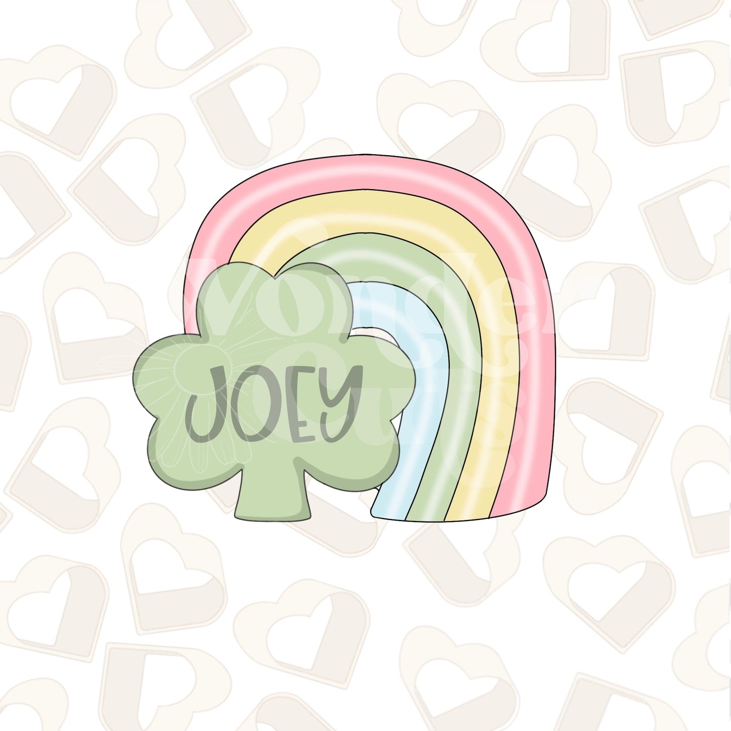Rainbow Shamrock Cookie Cutter