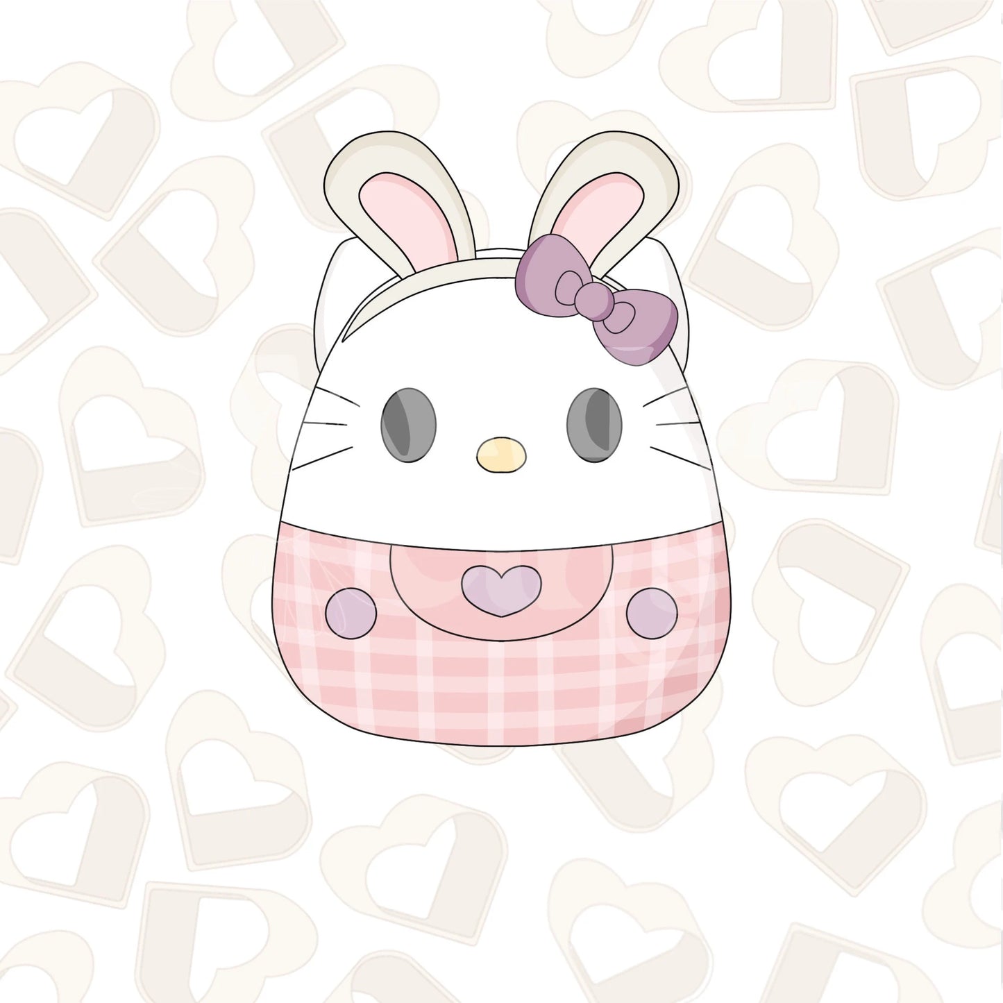 Kawaii Kitty Easter Squishy Cookie Cutter