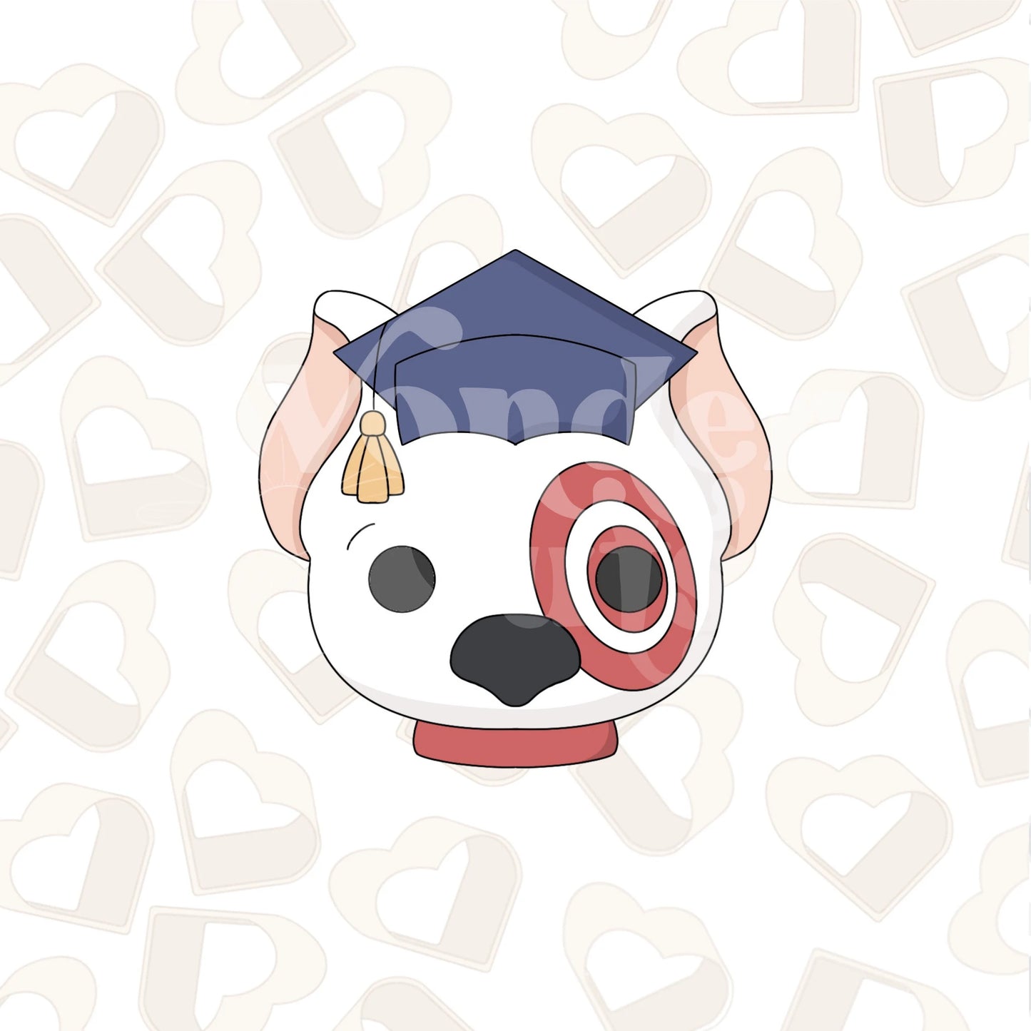 Grad Shopping Dog Cookie Cutter
