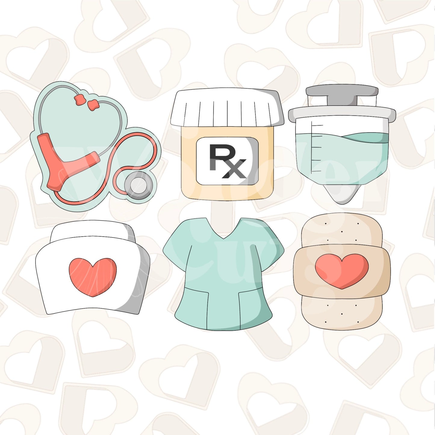 Nurse Basics Cookie Cutter