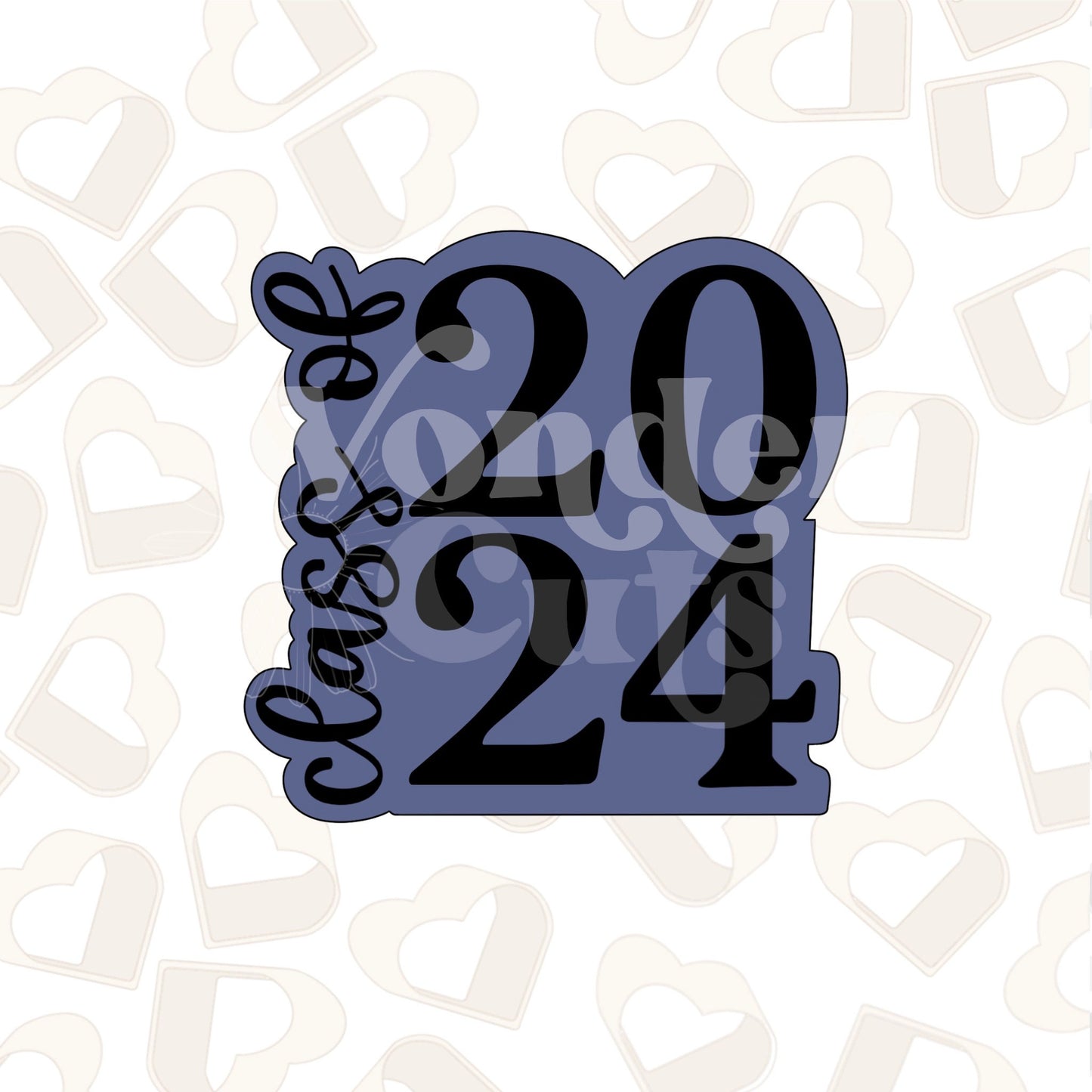 Class of 2024 Plaque Cookie Cutter