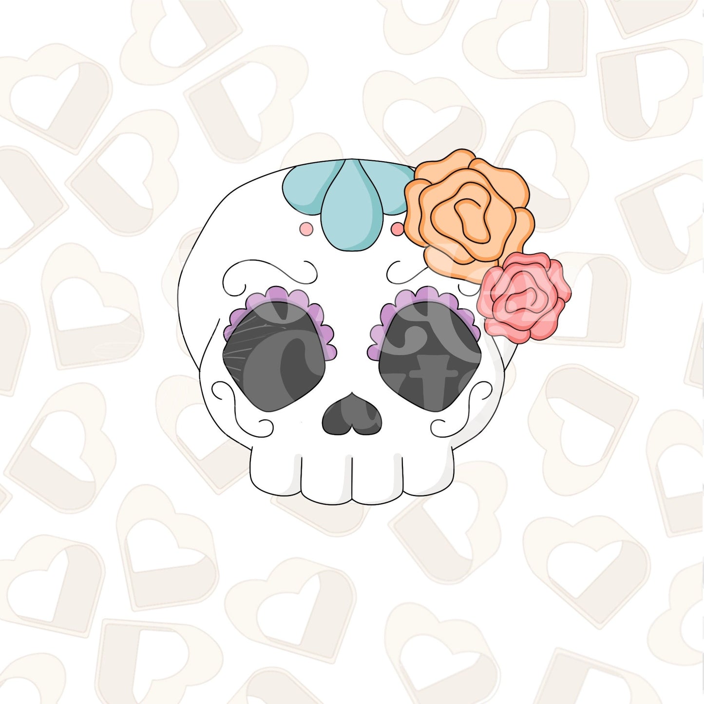 Sugar Skull Cookie Cutter