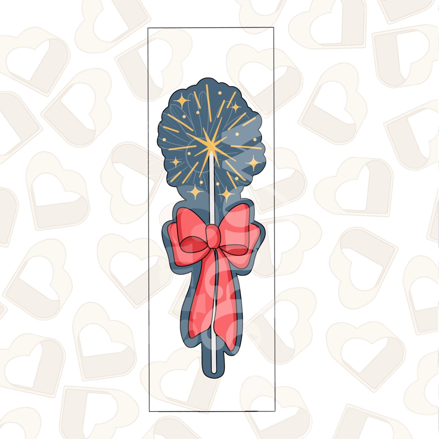 Long Sparkler Cookie Cutter