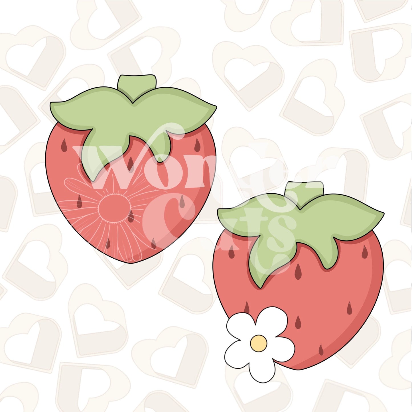 Cute Strawberry Cookie Cutter