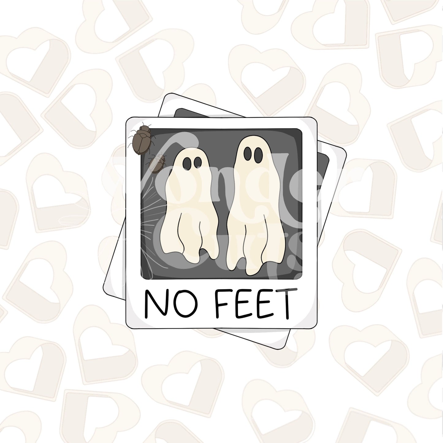 Ghost Polaroid Cookie Cutter