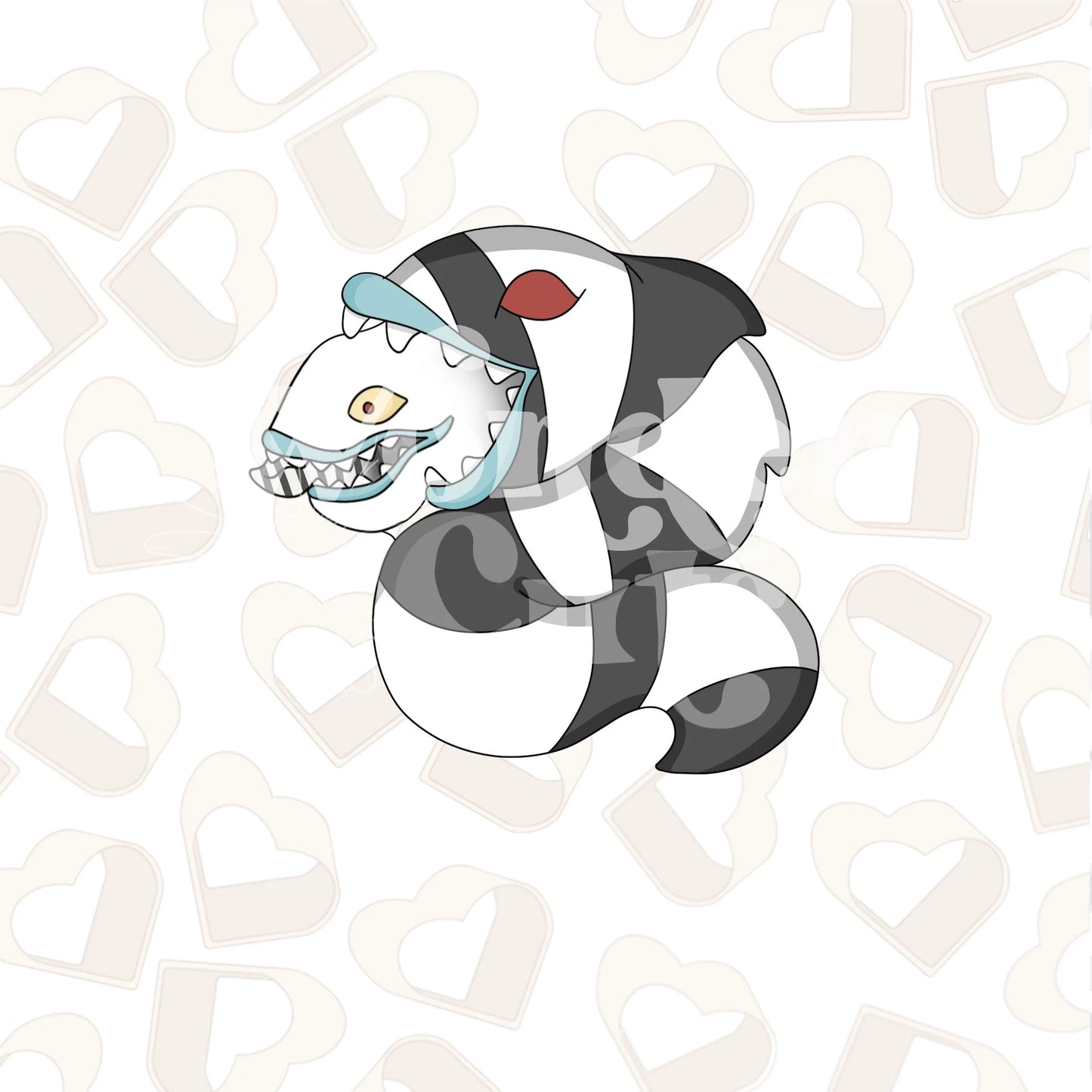 Scary Worm Full Body Cookie Cutter