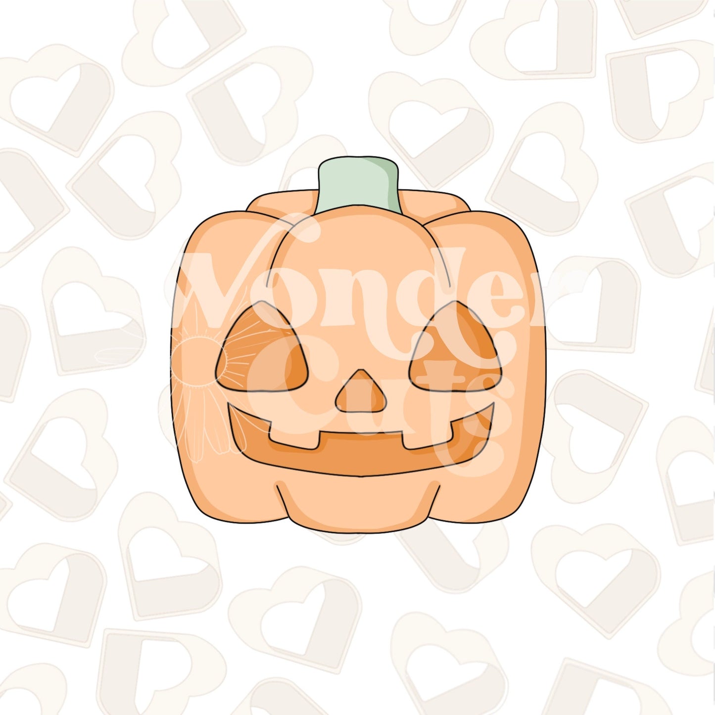 Square Pumpkin Cookie Cutter
