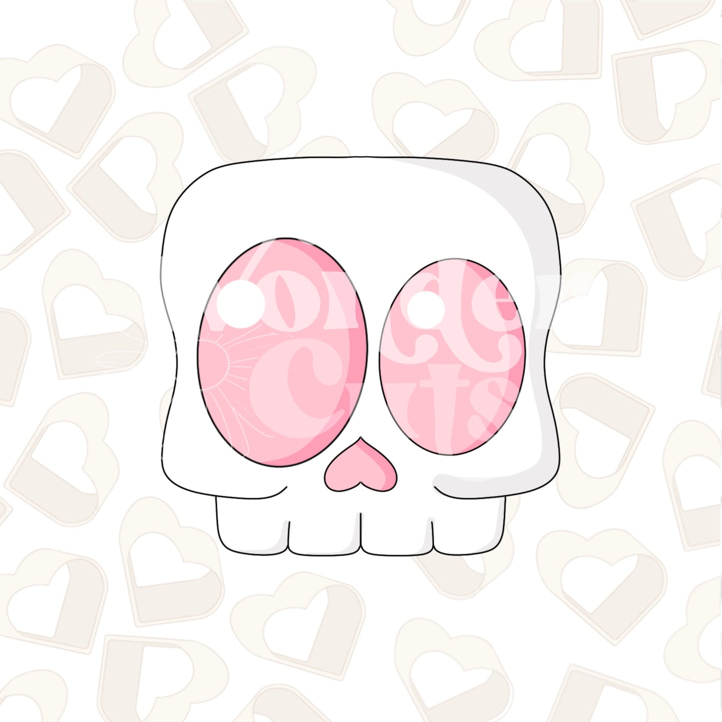 Square Skull Cookie Cutter