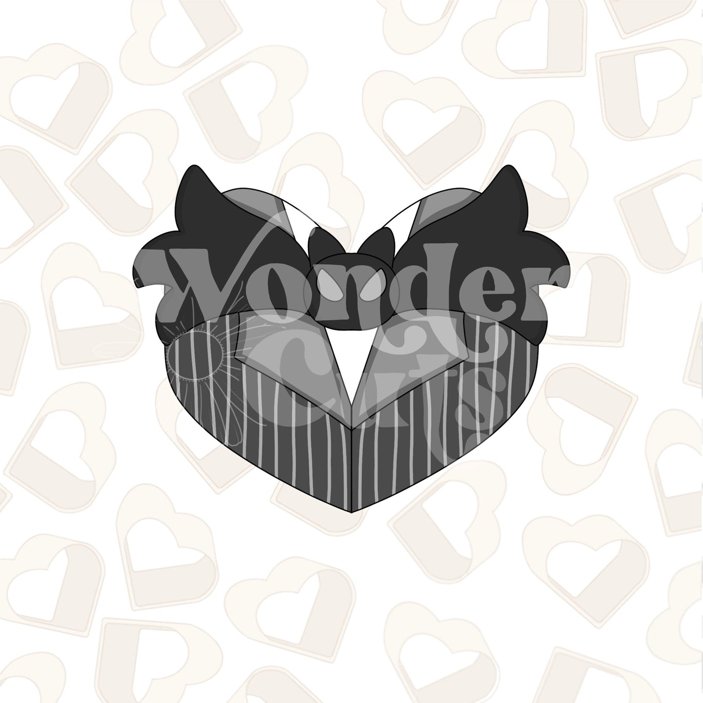 Pumpkin King Heart Cookie Cutter