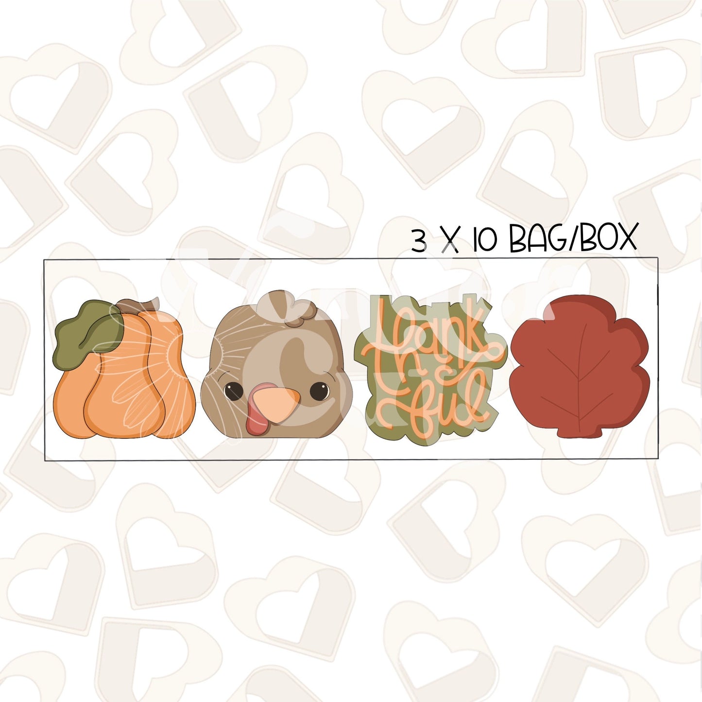 2024 Thanksgiving Mini Cookie Cutter