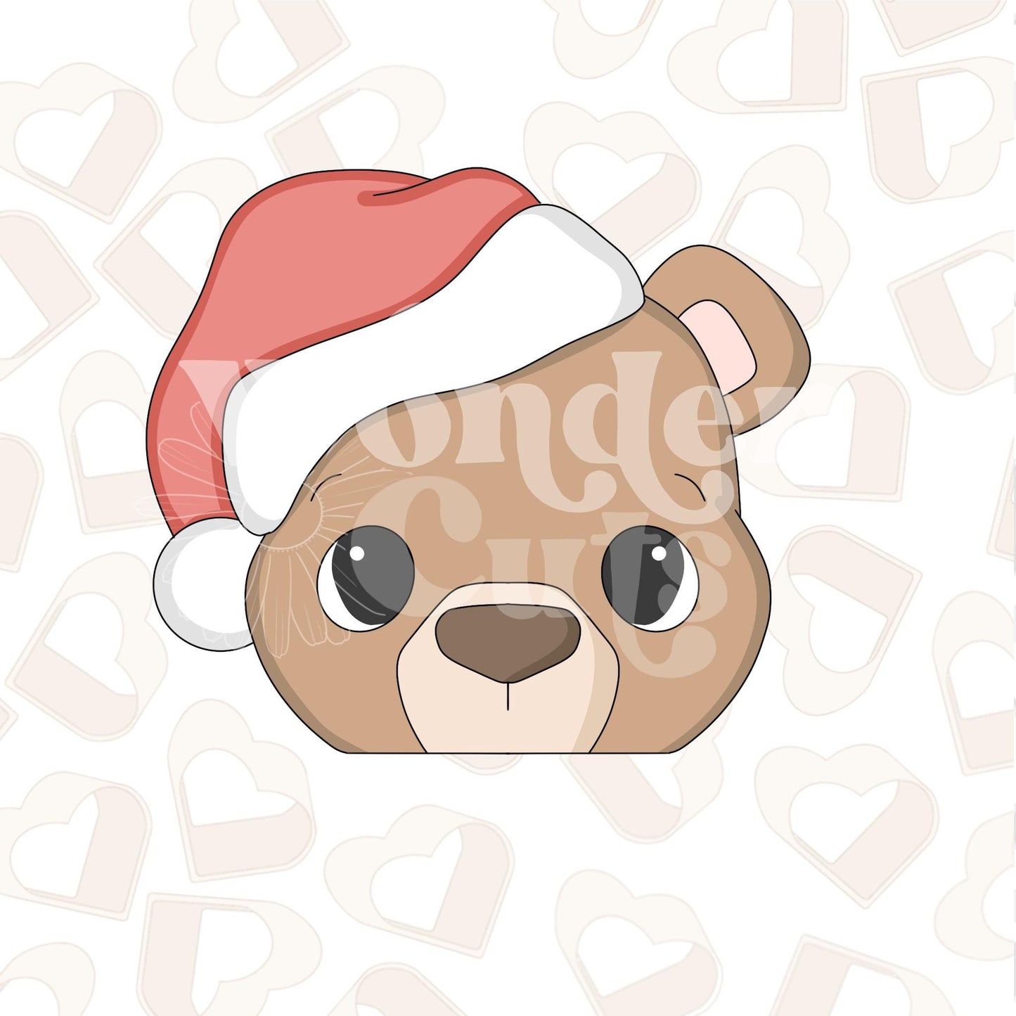 2024 Christmas Bear Cookie Cutter
