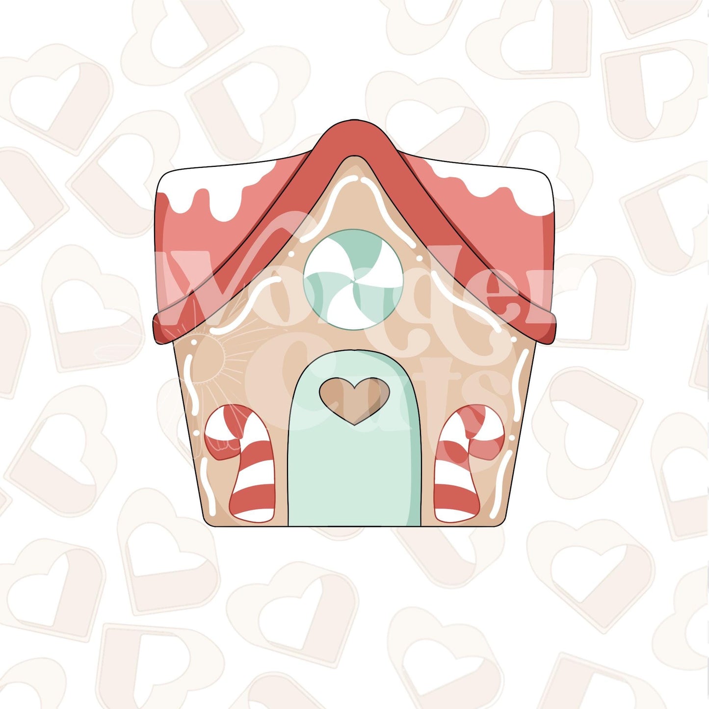Sweet Gingy House Cookie Cutter