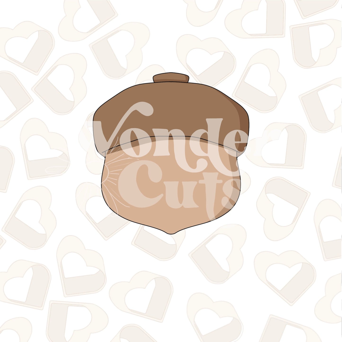 Chubby Acorn Cookie Cutter