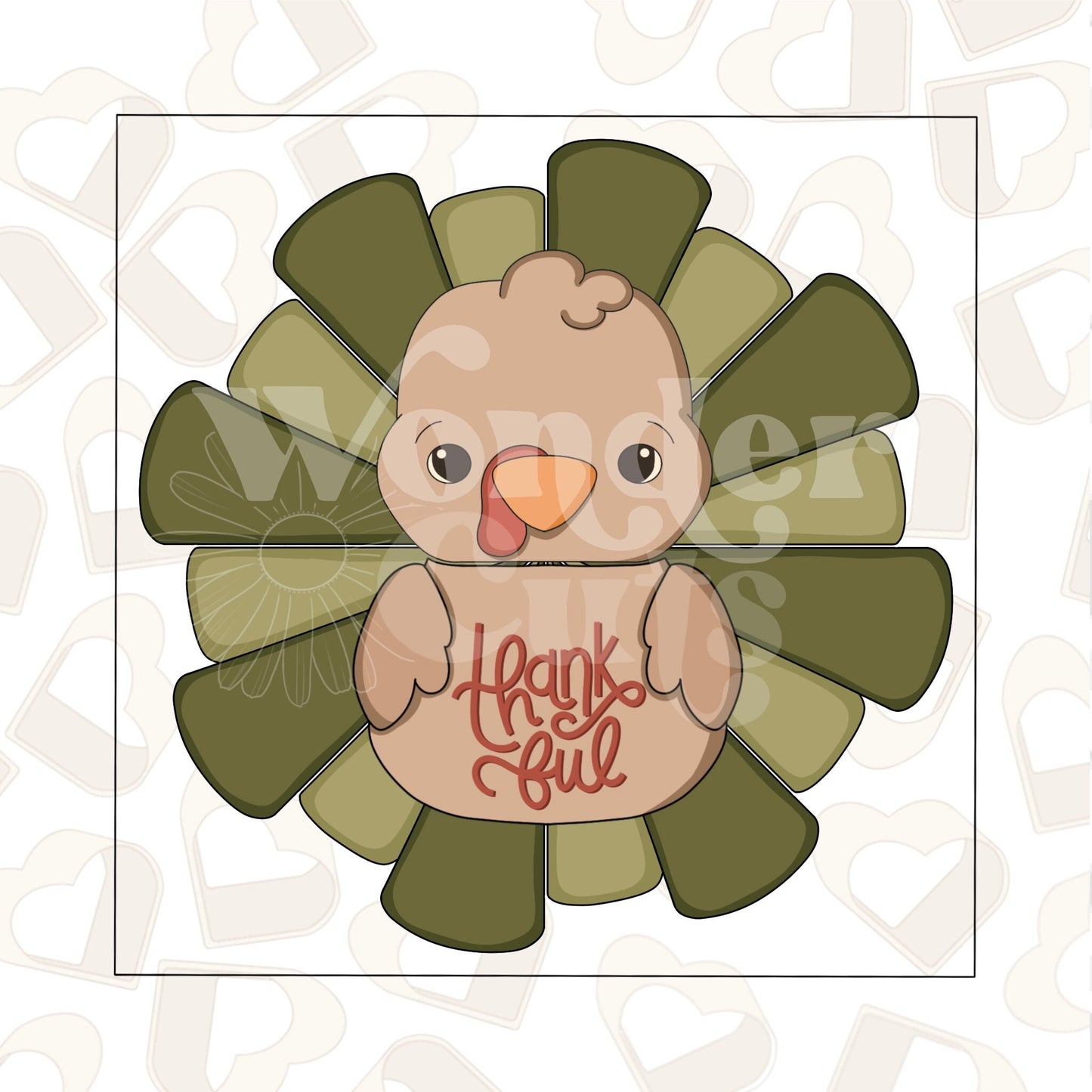 Turkey Platter Cookie Cutter