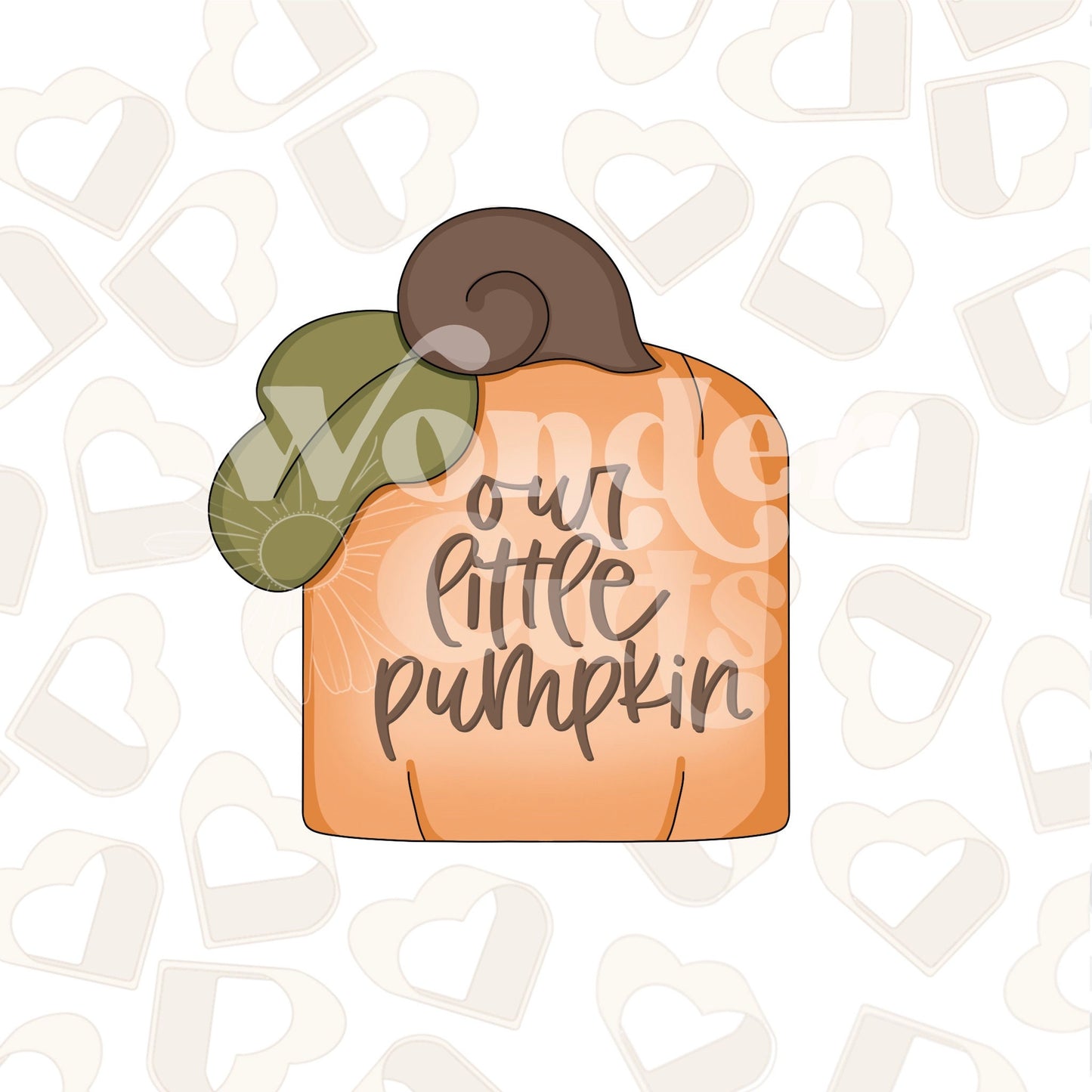 Pumpkin Top Plaque Cookie Cutter