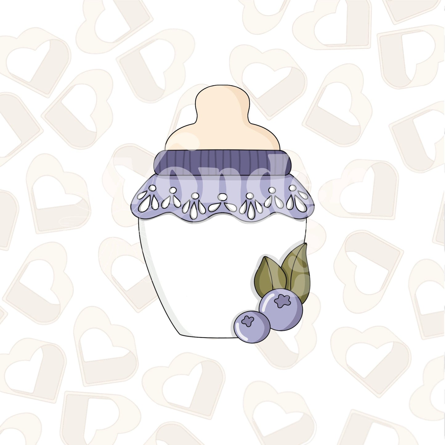 Blueberry Bottle Cookie Cutter