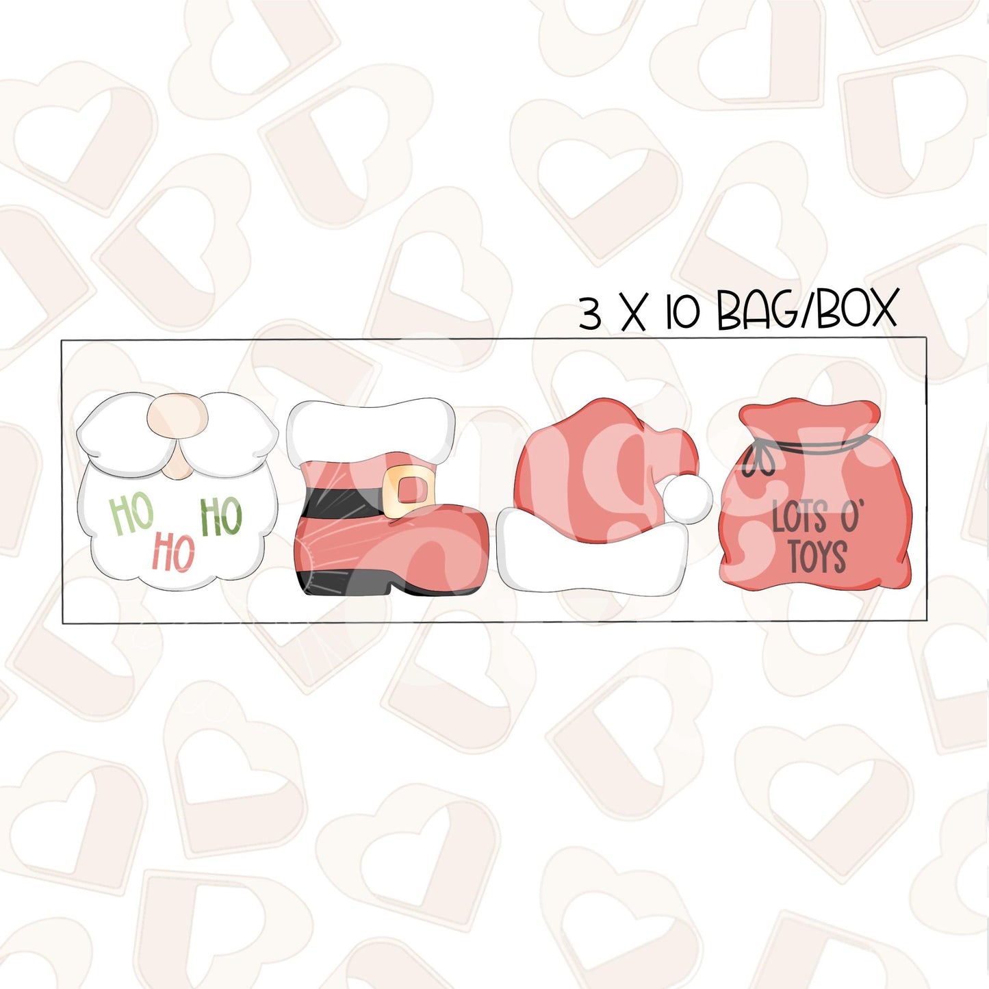 2024 Santa Mini Cookie Cutter