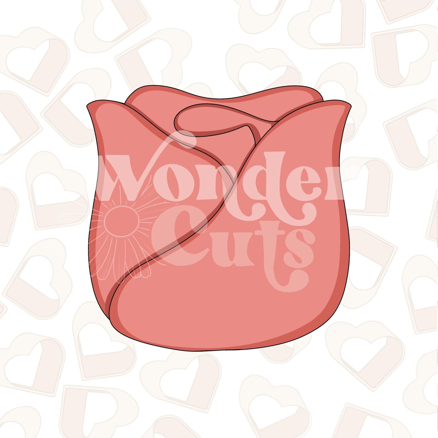 Chubby Rose Cookie Cutter