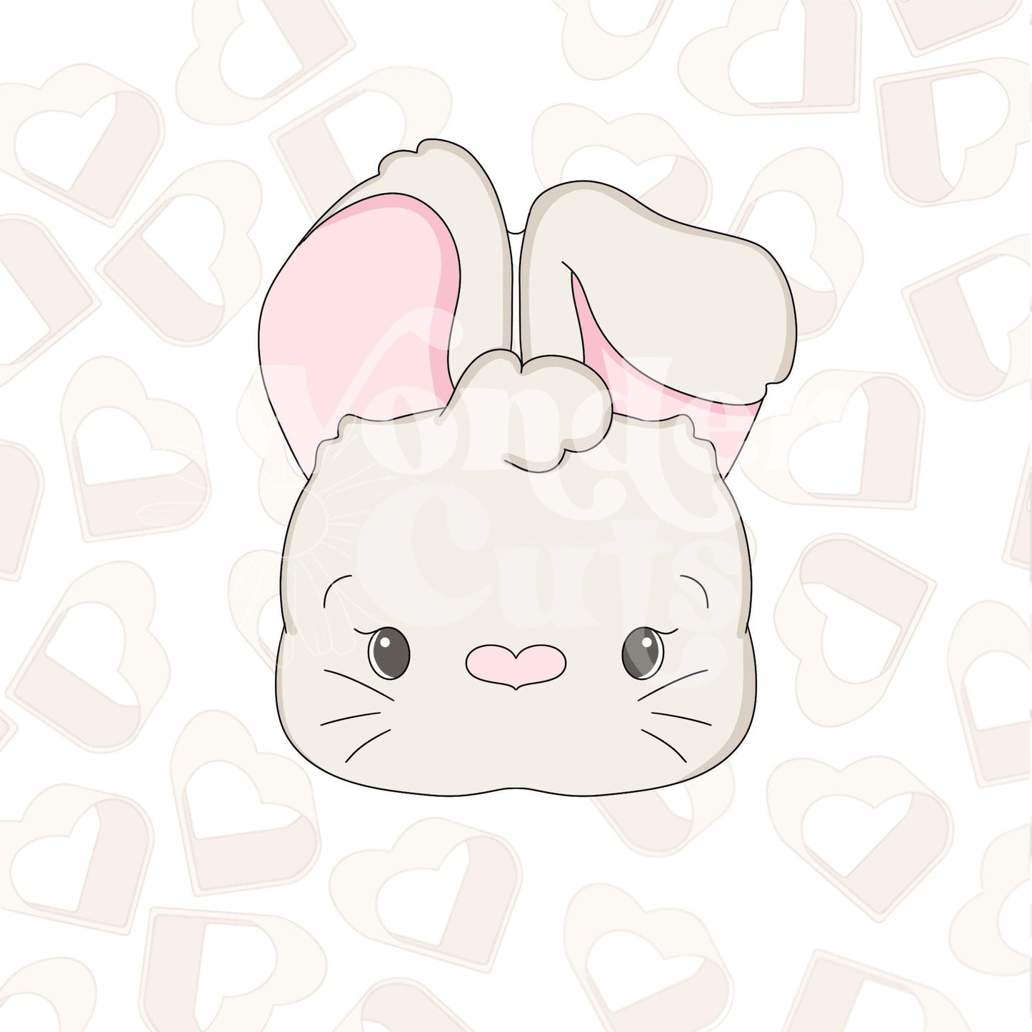 2025 Bunny with Floppy Ear Cookie Cutter