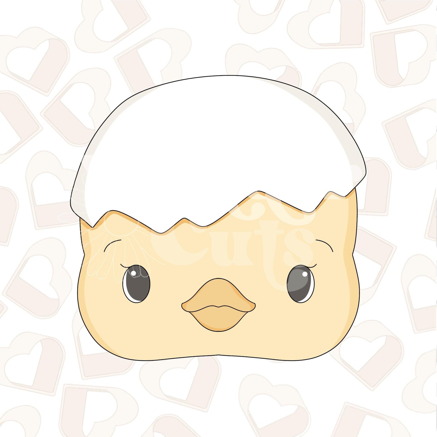 Cracked Egg Chick Cookie Cutter