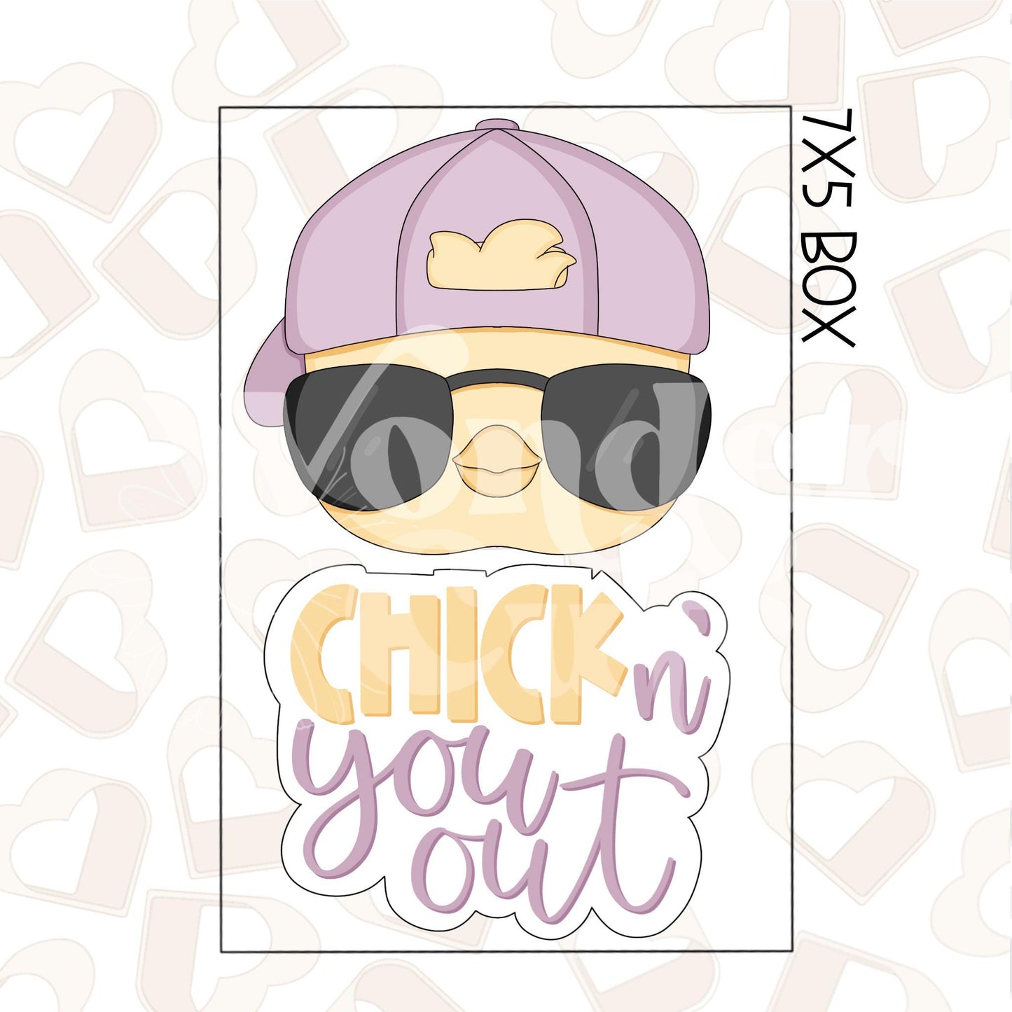 Cool Chick Set of 2 Cookie Cutter