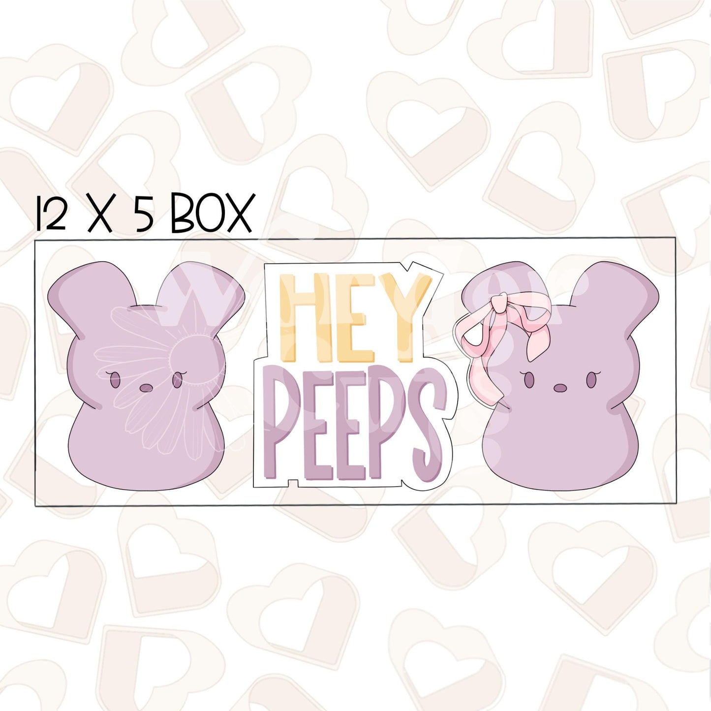 Hey Peeps Set of 3 Cookie Cutter