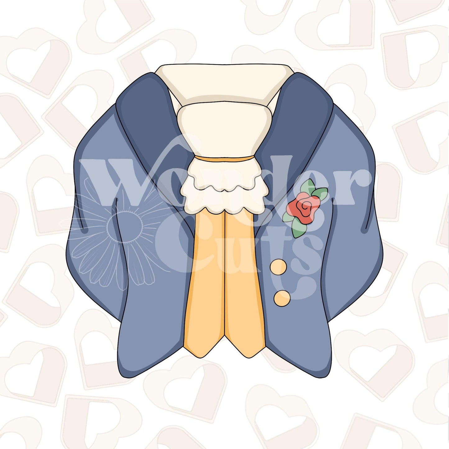 Fancy Tux Cookie Cutter