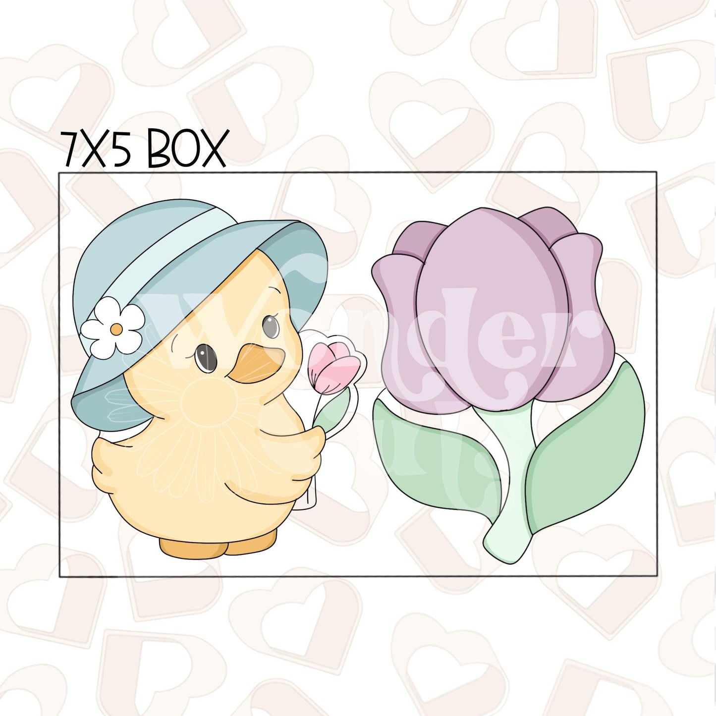 Spring Ducky Set of 2 Cookie Cutter