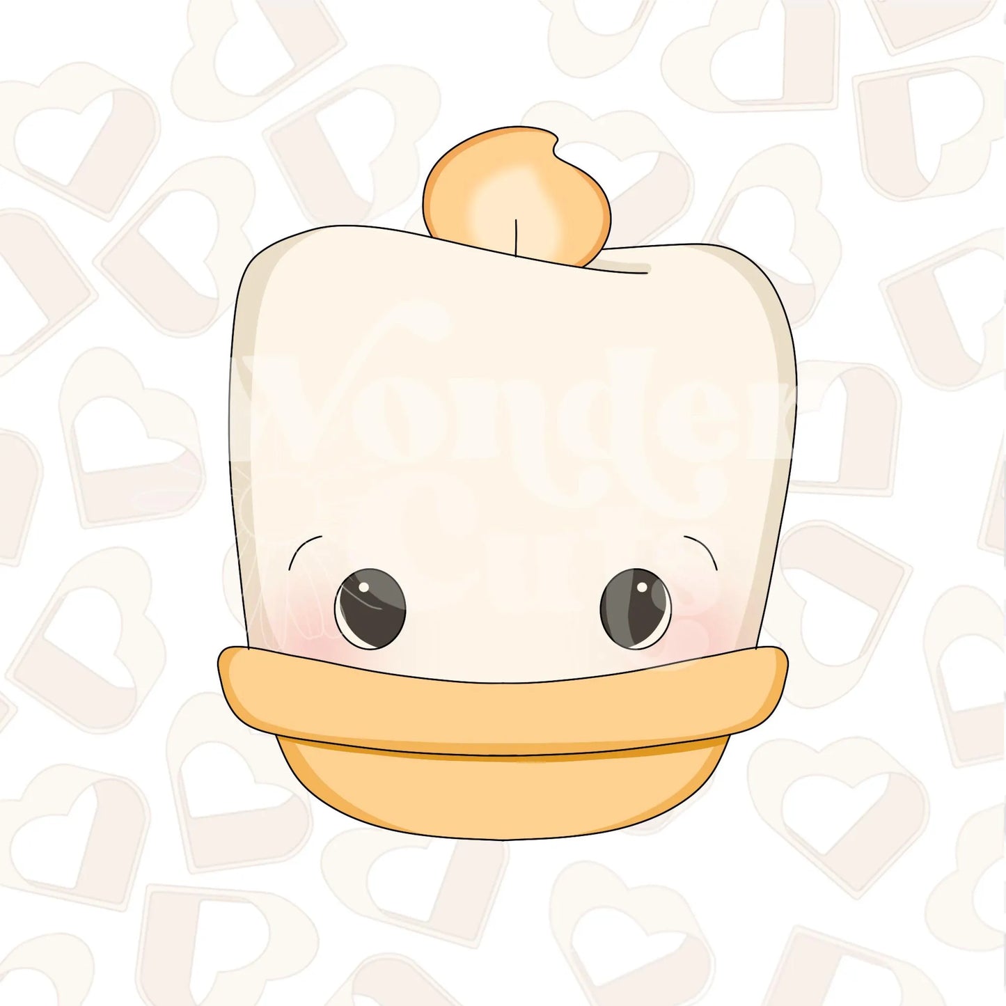 Little Candle Head Cookie Cutter