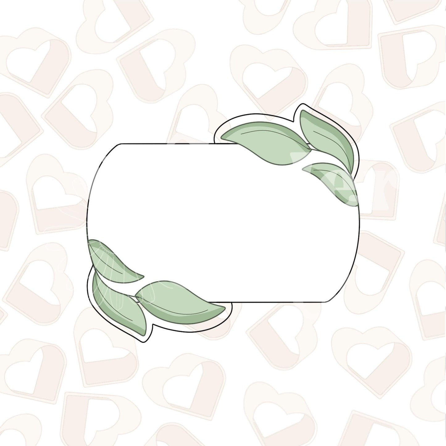 Greenery Plaque Cookie Cutter