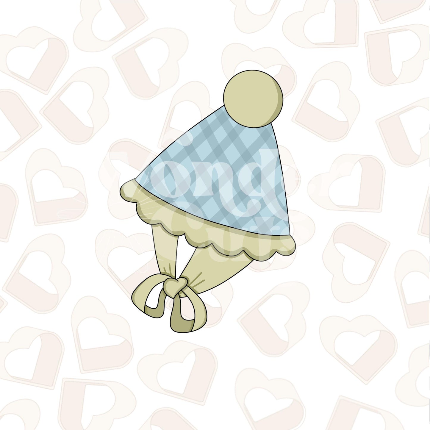 Fancy Party Hat Cookie Cutter