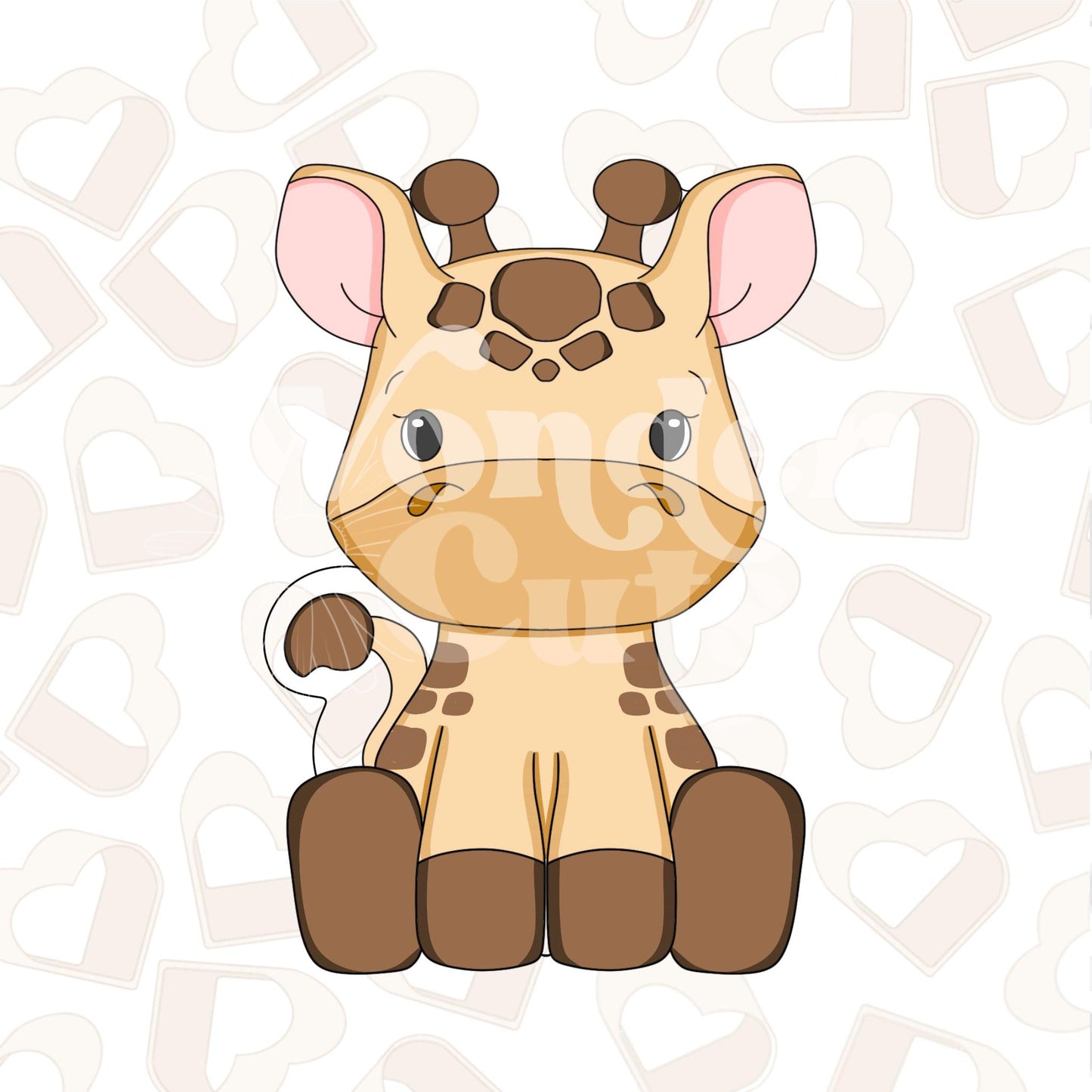 Full Body Giraffe Cookie Cutter