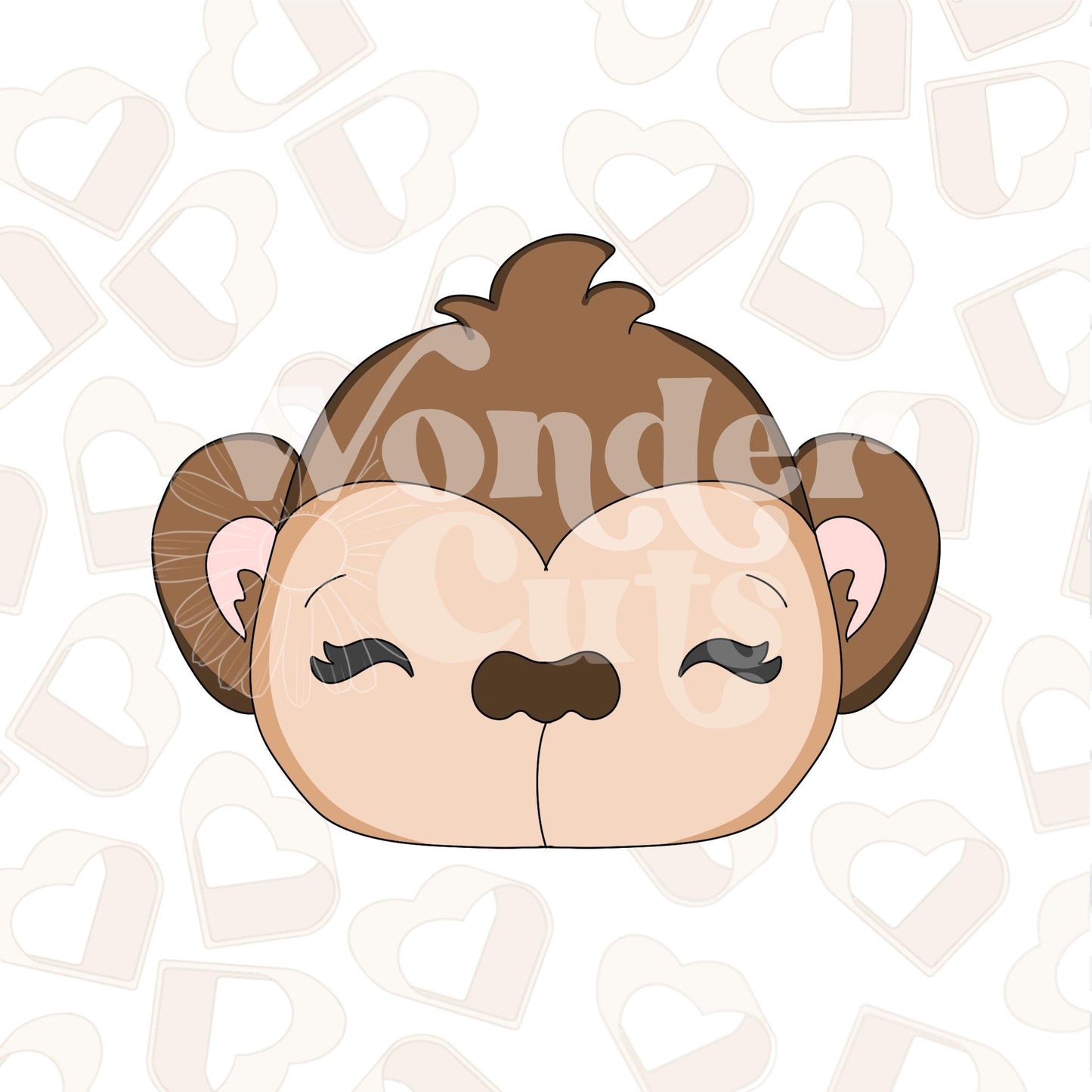 Monkey Head Cookie Cutter