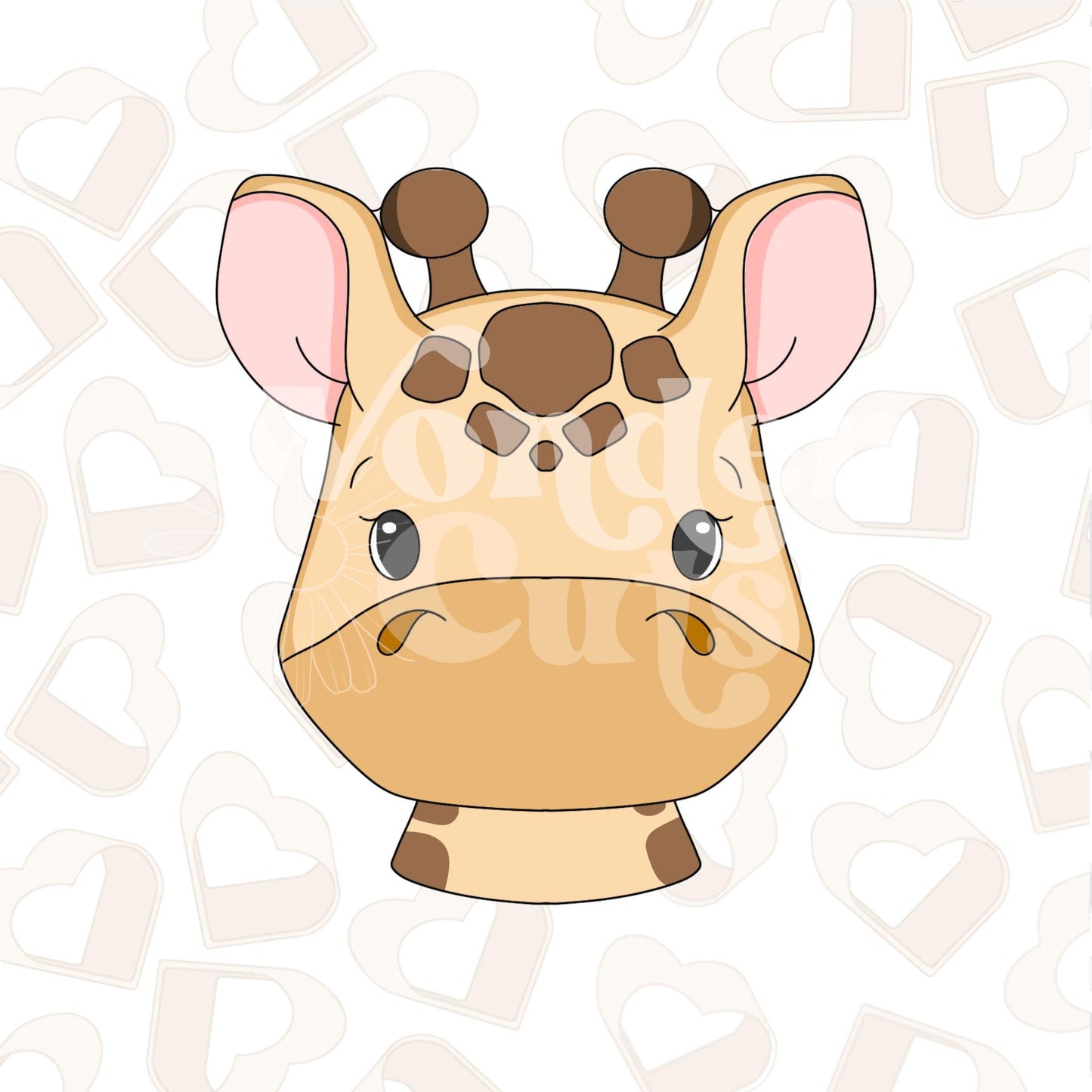 Giraffe Head Cookie Cutter
