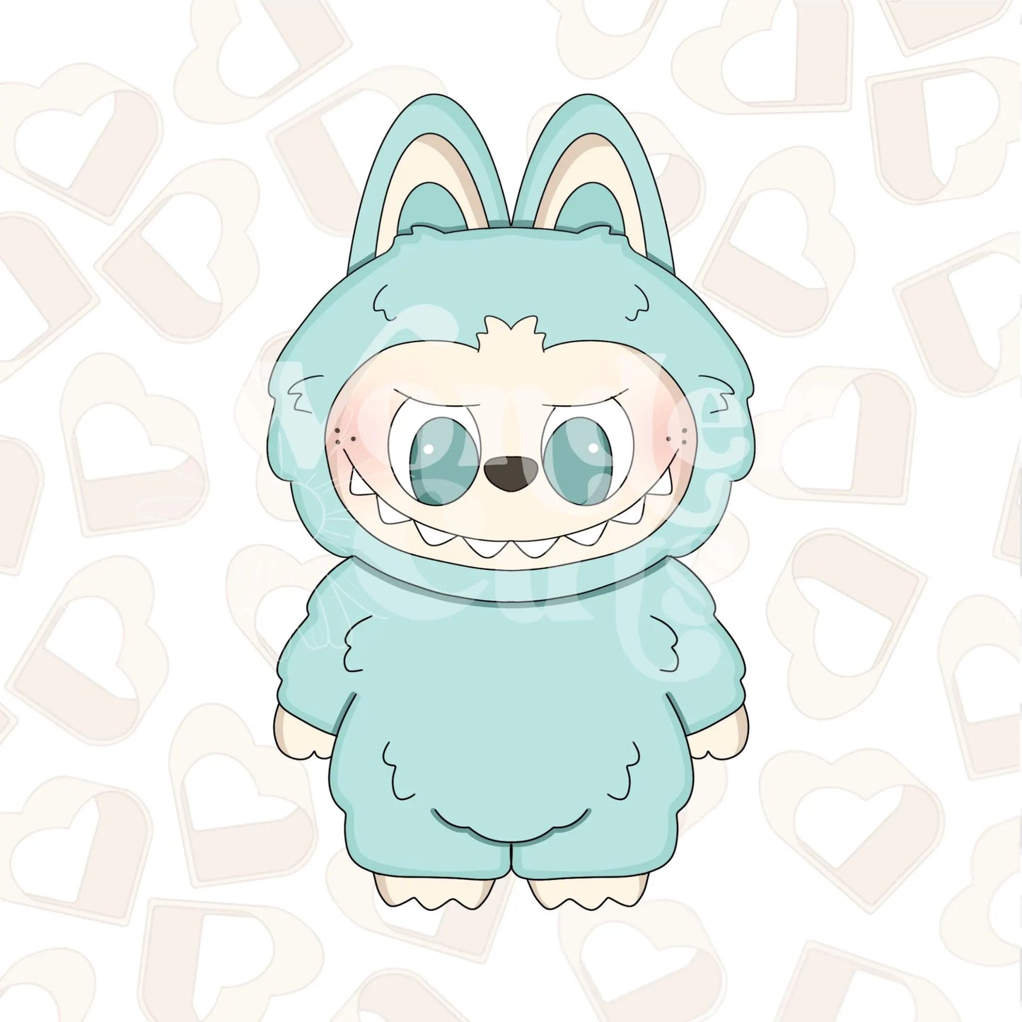 Plushy Monster 1 Cookie Cutter