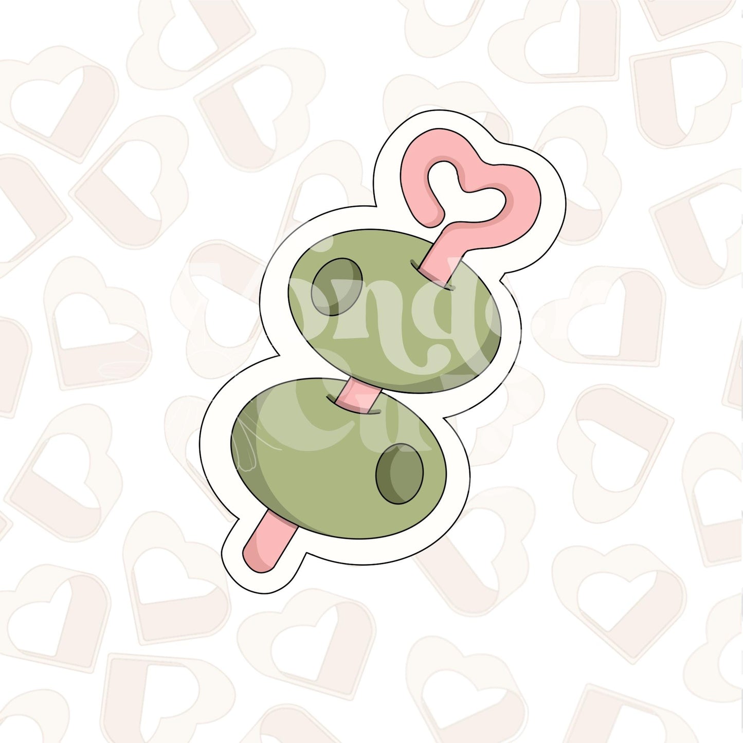 Toothpick Olives Cookie Cutter