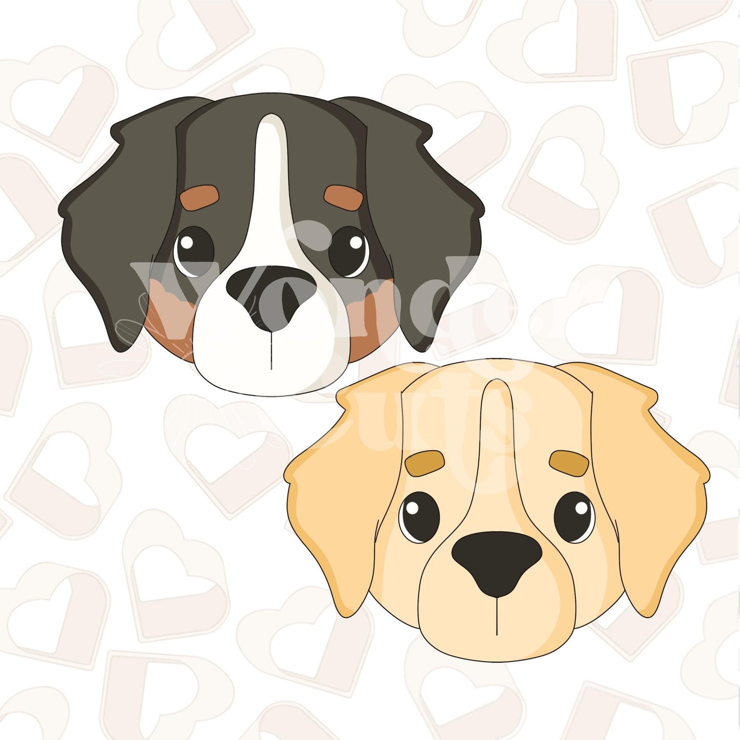 Bernese Mountain Dog / Retriever Cookie Cutter