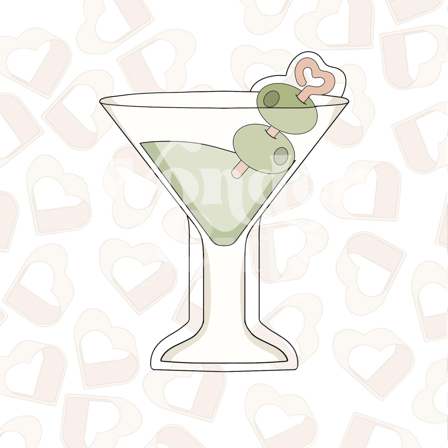 Martini Cookie Cutter