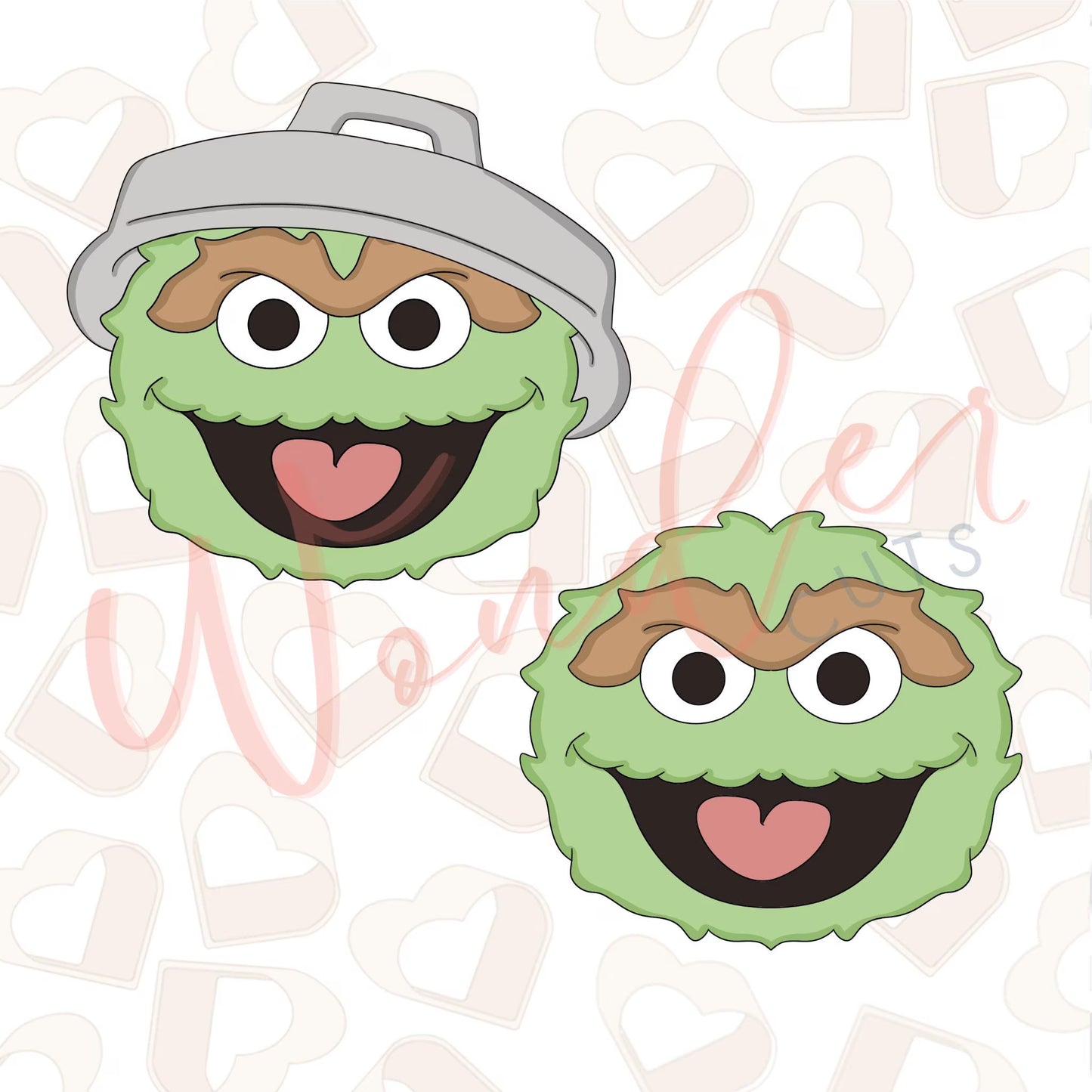 Trash Can Puppet Cookie Cutter