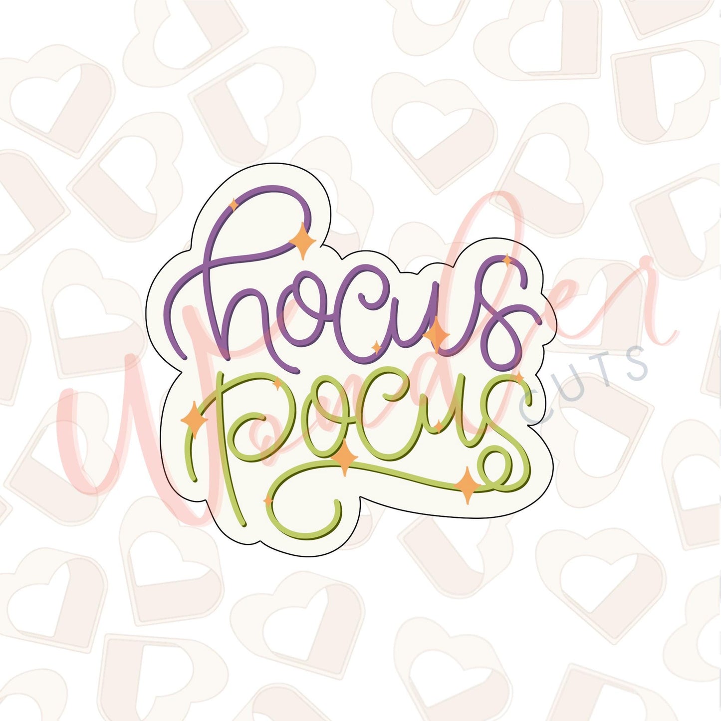 Simple Hocus Pocus Cookie Cutter